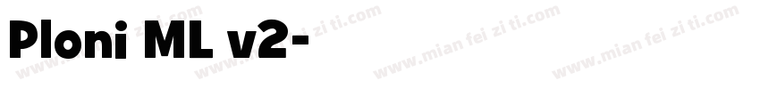 Ploni ML v2字体转换